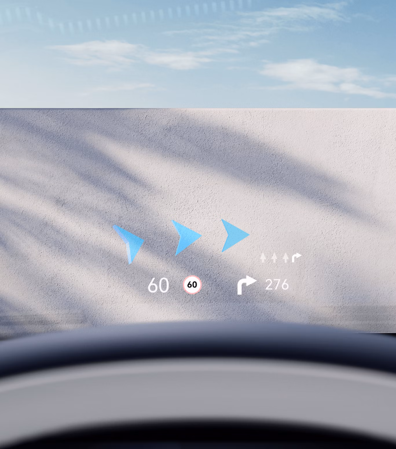 Pantalla AR-HUD Heads-up