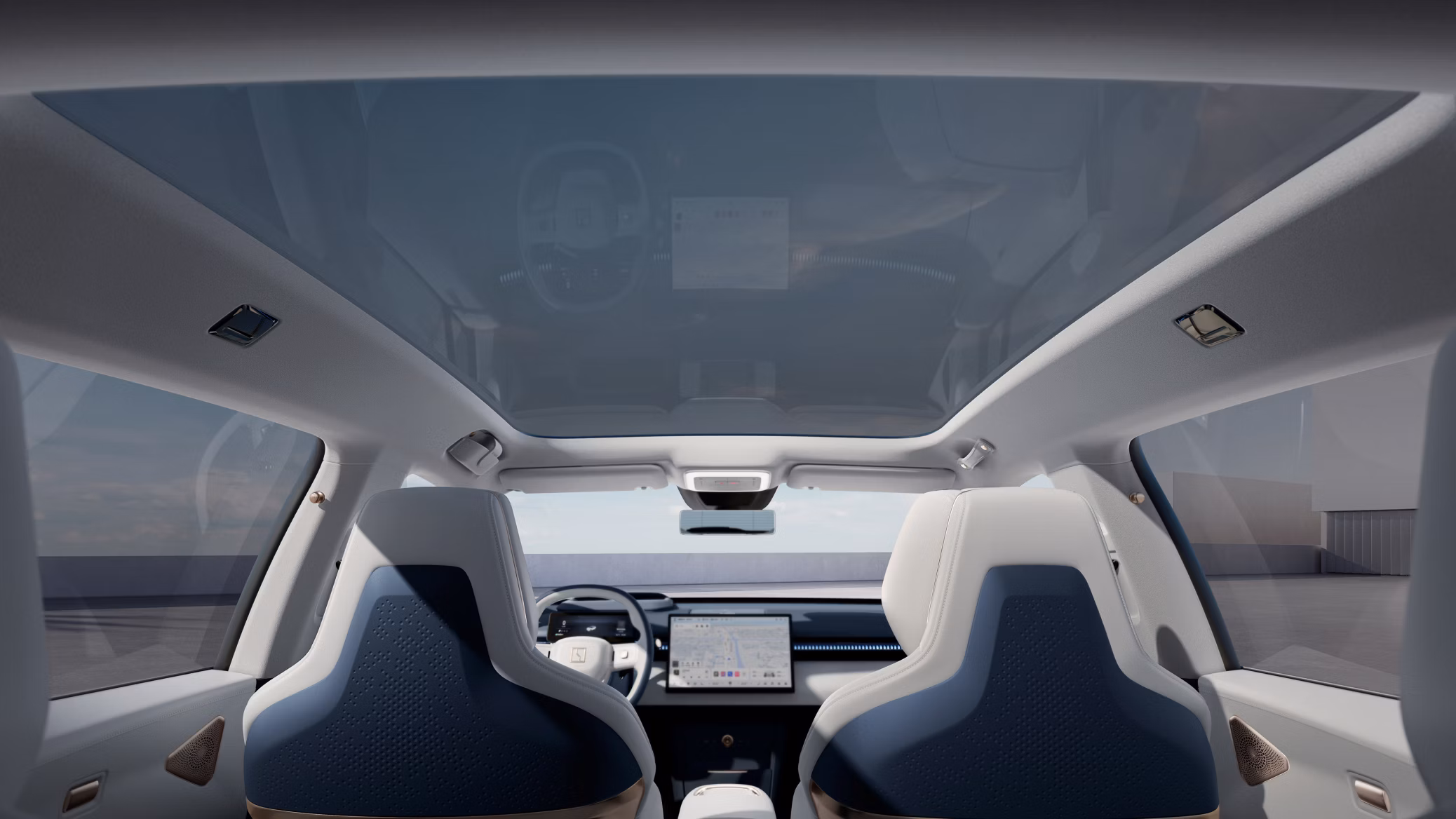 Techo interior en microfibra